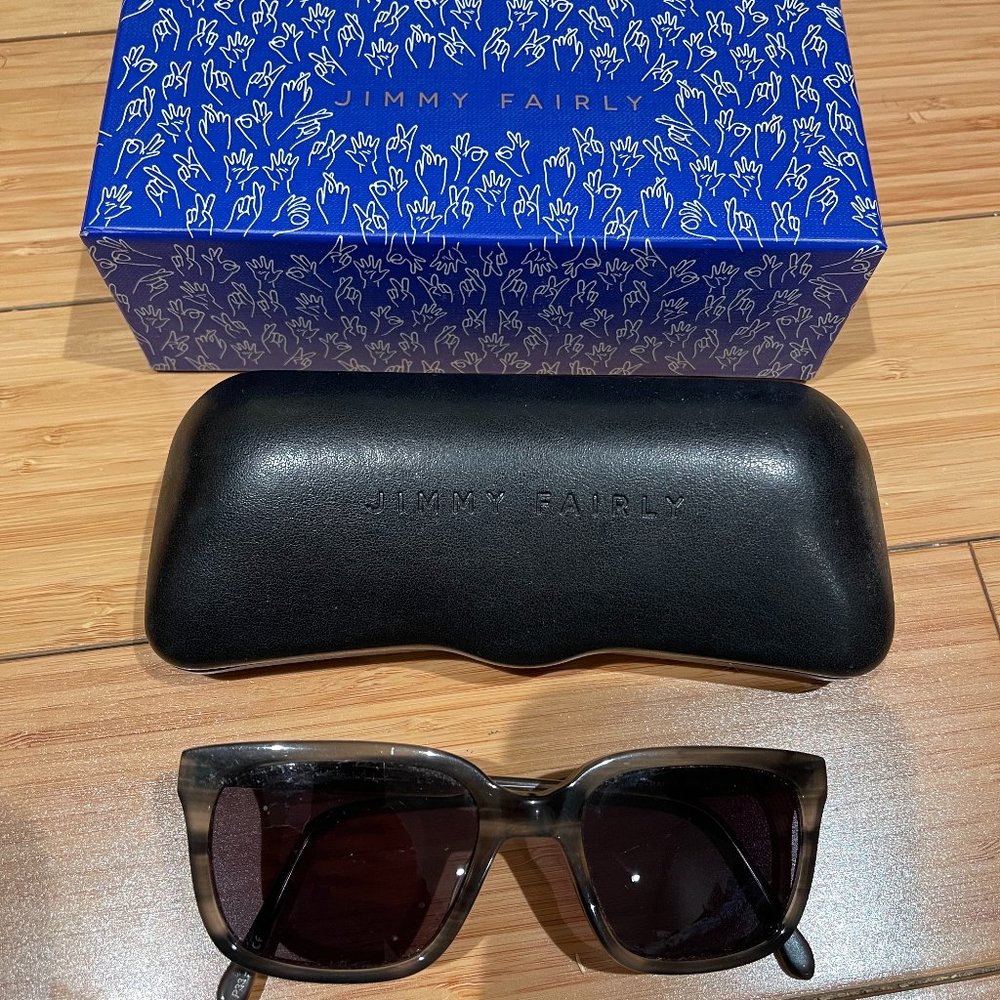 Jimmy Failry Gray Sunglasses Ray Ban Style